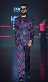 PRINTED DOUBLE BREASTED SUIT