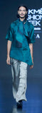 PLEATED FLARED TROUSER