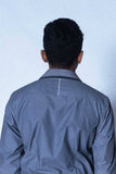 Double Collar Folded Pocket Shirt