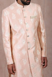 Flemingo Pink Embroidered Indo Western Set