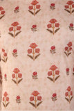 Muslin Floral Cotton Silk Kurta