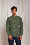 Double Button Shirt khaki green