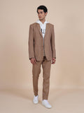 Notch Lapel Linen Suit