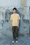 Broken Squares  Linen Shirt