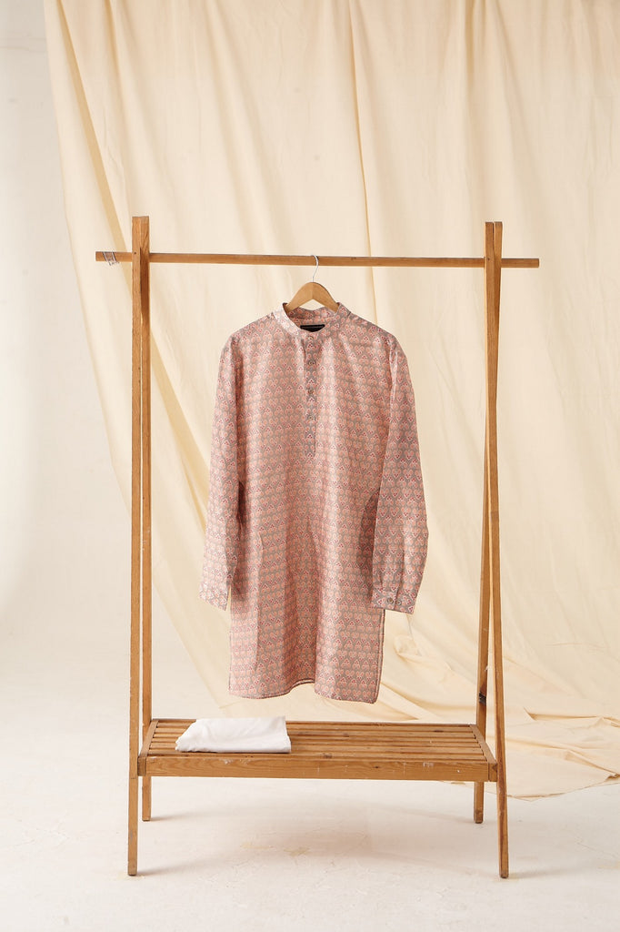 The Silver Sage Cotton Kurta Pajama Set