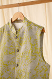 The Lime Power Paisley Cotton-Silk Bandi