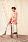 The Cotton Candy Linen Kurta Pajama Set