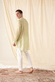 The Lime Bageecha Cotton Kurta Pajama Set