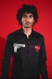 Heart And Gun Black Shirt