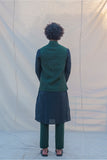 Raw Silk Green Waist Coat