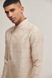METAL EMBROIDERY KURTA IN MOON ROCK