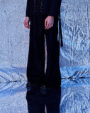 WIDE LEG PLEATED PANTS