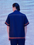 COLORCRET RESORT SHIRT NAVY