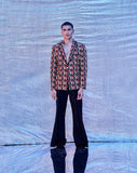 GEO PRINT BLAZER