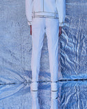 Straight Fit Pants White