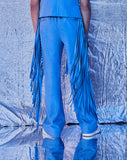 Fringe Pants Blue